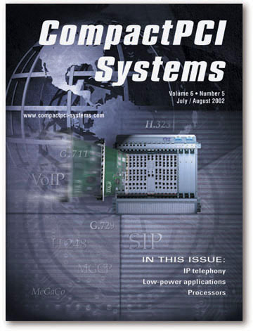 CompactPCI Magazine cover by Christine Arthur Design