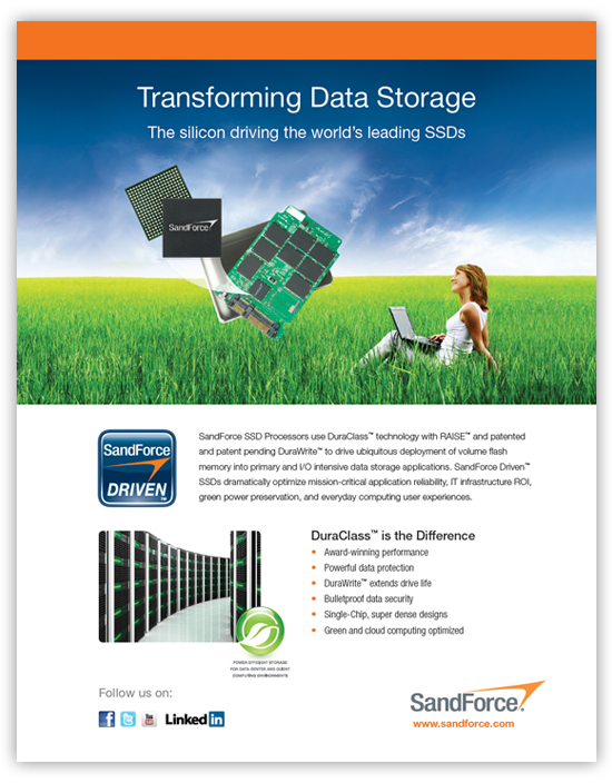 Sandforce RedHerring Ad Art