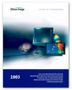 Silicon Image 2003 Annual Brochure Design